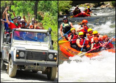 Alanya Jeep Safari & Rafting (Kombi-Tour)