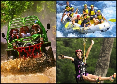 Alanya Monster Jeep Safari Rafting & Zipline